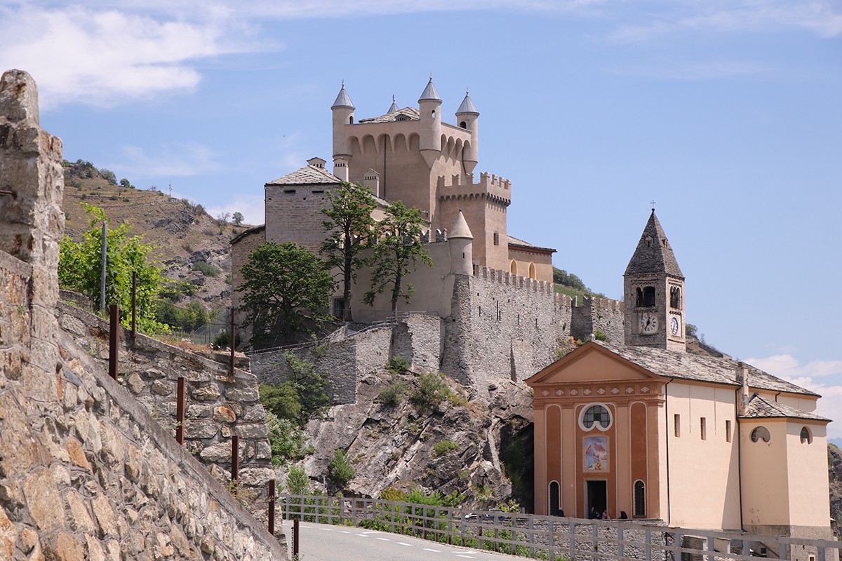 Burg von Saint-Pierre im Aostatal