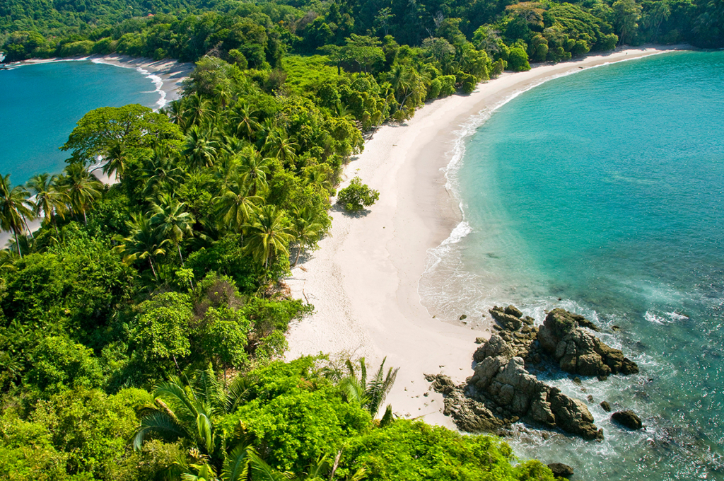 Der Strand von Manuel Antonio in Costa Rica