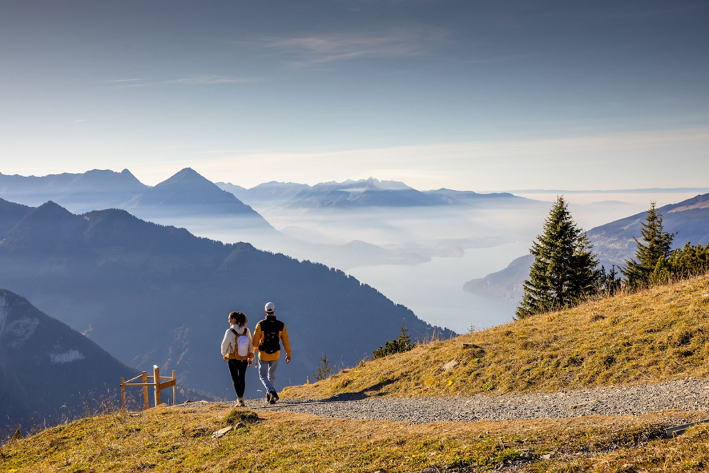 Traumhafte Herbstwanderung auf der Schynige Platte in der Region Interlaken.