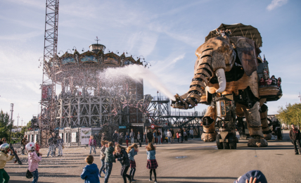 Der mechanische «Grand Eléphant» von «Machines de l’île» in Nantes.