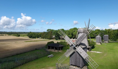 Auf Saaremaa (Estland) gibt es rund 800 Windmühlen.